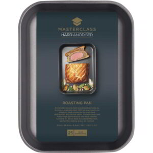 MasterClass Professional Non-Stick Hard Anodised Roasting Pan 37x26.5x6.5cm