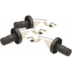 BarCraft Lever-Arm Action Bottle Stoppers Set of Three