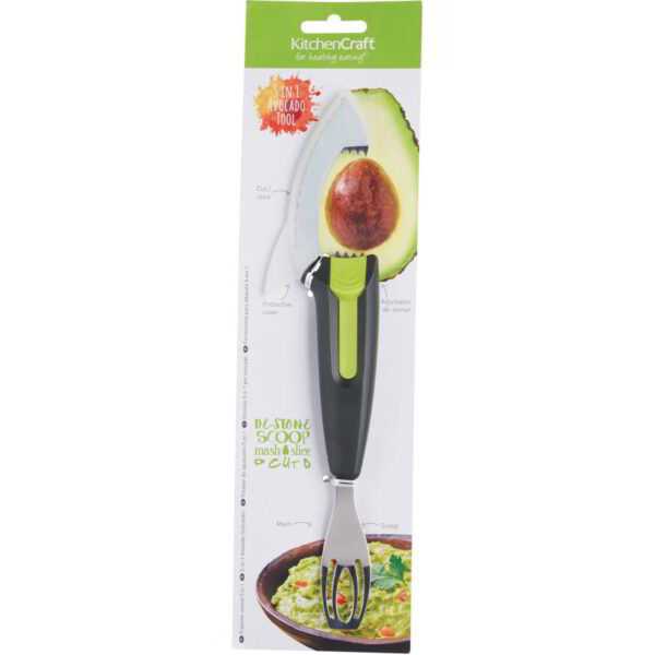 KitchenCraft Healthy Eating Five-in-One Avocado Tool