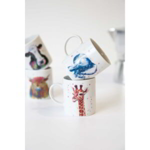 KitchenCraft Porcelain Espresso Cup Giraffe 80ml