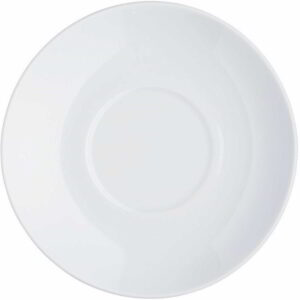 KitchenCraft Porcelain Plain White Espresso Saucer 13cm