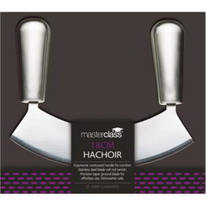 MasterClass Deluxe Stainless Steel Single Bladed Hachoir 18cm (7")