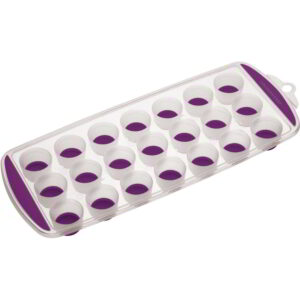 Colourworks Brights Pop Out Ice Cube Tray Plum