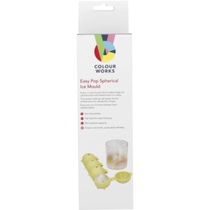 Colourworks Brights Silicone Easy Pop Spherical Ice Mould Green