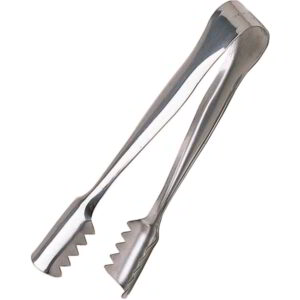 BarCraft Stainless Steel Ice Serving Tongs 16cm