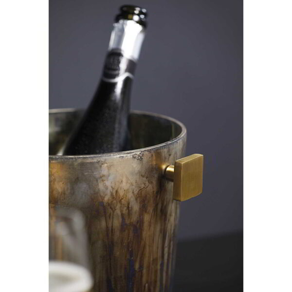 BarCraft Zinc Fired Glass wine Bucket