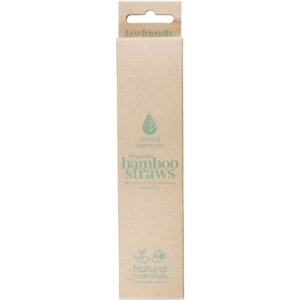 Natural Elements Eco-Friendly Bamboo Straws Pack of 10