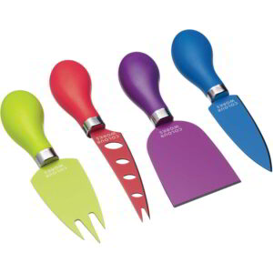 Colourworks Brights Four Piece Cheese Knife Set