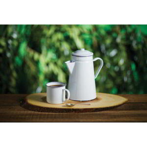 KitchenCraft Living Nostalgia 2 Litres Enamel Jug/Coffee Pot