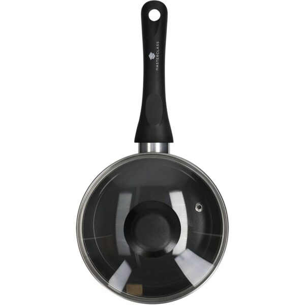 MasterClass 16cm Recycled Can-To-Pan Non-Stick Saucepan with Lid