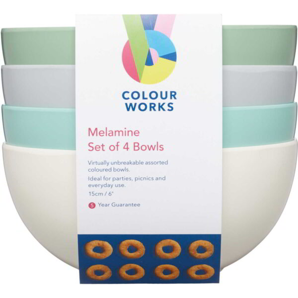 Colourworks Classics Melamine 15cm Bowls