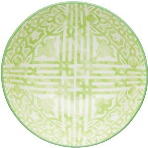 KitchenCraft Glazed Stoneware Bowl Green Tile 15.5x7.5cm