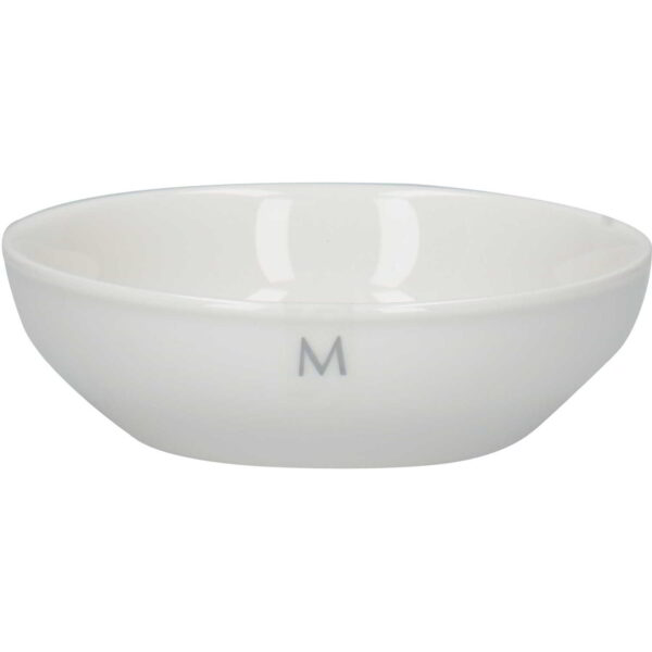 M By Mikasa Whiteware Ridged Butter Dish 12cm