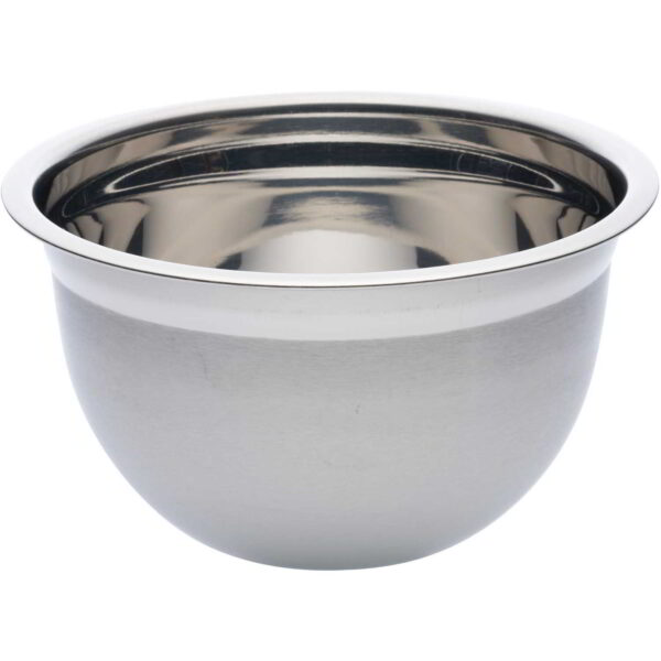 KitchenCraft Deluxe Stainless Steel Round Bowl 27cm - 4 Litres