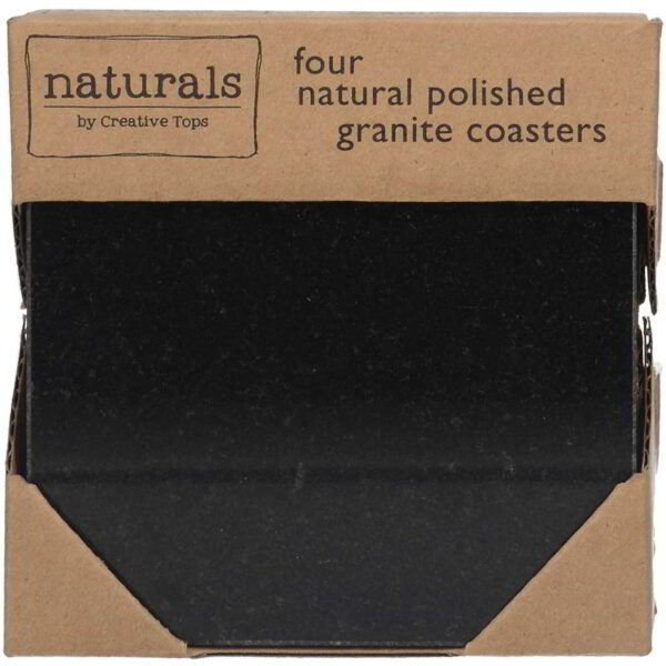 Naturals Pack Of 4 Granite Coasters 10cm