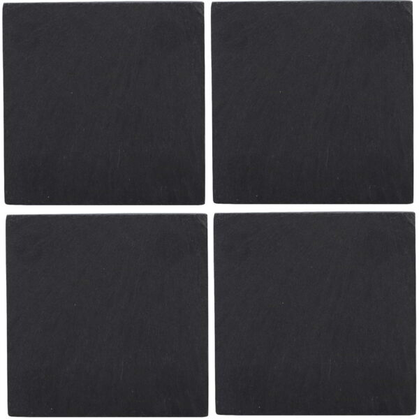 Naturals Pack Of 4 Slate Coasters 10cm