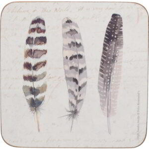 Klaasialus melamiin 10.5cm 6tk 'feathers'