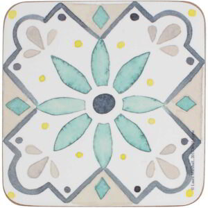 Creative Tops Green Tile Pack of 6 Coasters 10.5cm