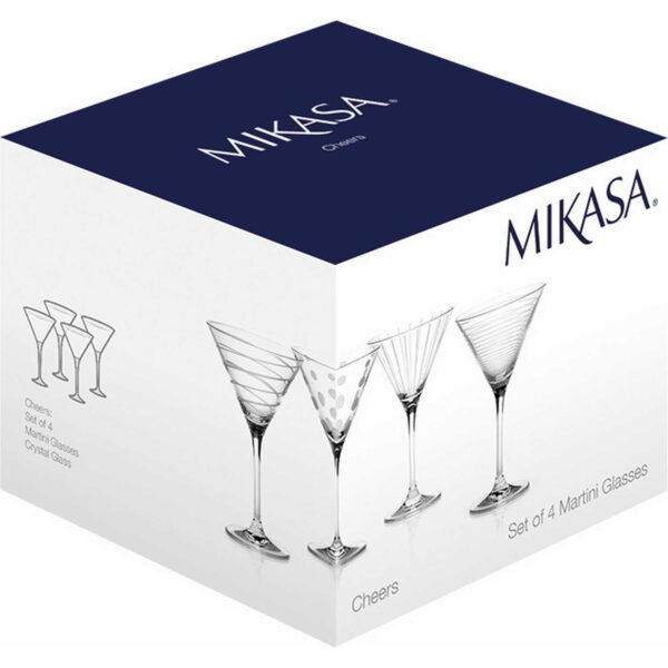 Klaasid 290ml 4tk 'martini' Mikasa