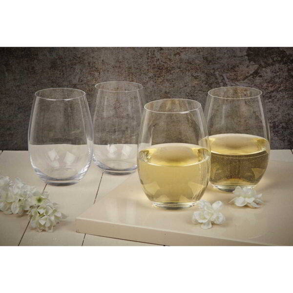 Mikasa Julie Set of Four Stemless Wine Glasses 561ml