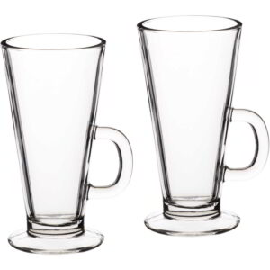 KitchenCraft Le'Xpress Double Walled Latte Glasses Set of Two 325ml