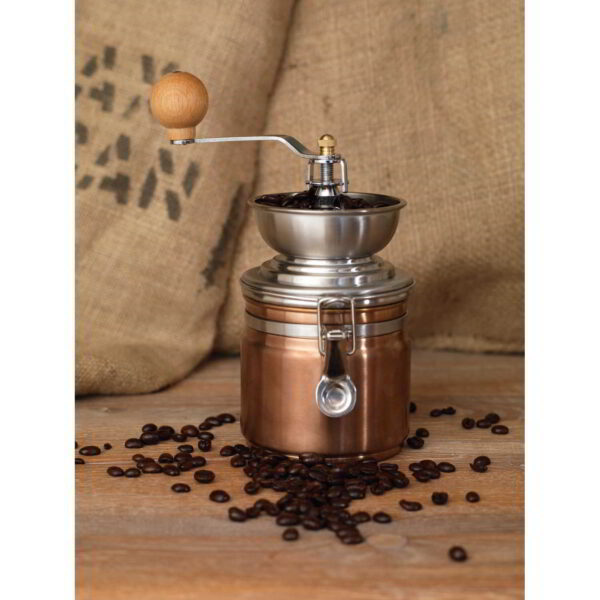 La Cafetiere Stainless Steel Coffee Grinder Copper