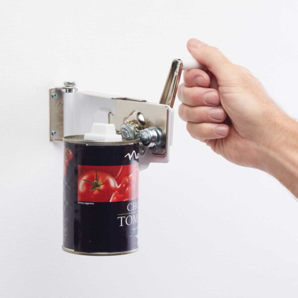 Swing-A-Way Wall Can Opener with Magnetic Lid Lifter