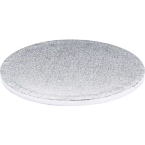 KitchenCraft Sweetly Does It Round Cake Drum 25cm Silver