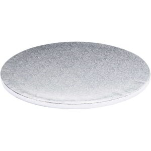 KitchenCraft Sweetly Does It Round Cake Drum 30cm Silver