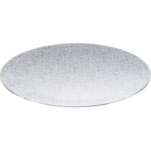 KitchenCraft Sweetly Does It Double Thick 3mm Round Cake Board Silver 35cm Diameter