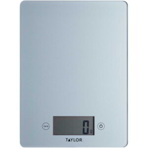 Taylor Pro Glass Digital Kitchen Scale 5kg Pewter