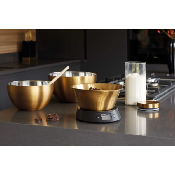 MasterClass Digital Scale with Brass Finish Bowl 5kg
