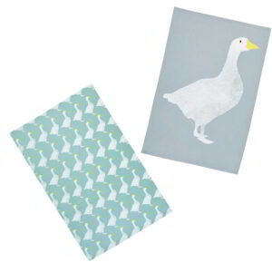 KitchenCraft Goose Tea Towels Set of Two 70x47cm