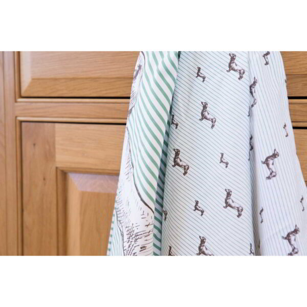 KitchenCraft Dachshund Tea Towels Set of Two 70x47cm