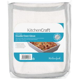KitchenCraft Heavy Duty Double Oven Gloves with an insert