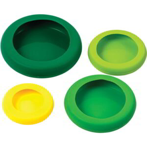 KitchenCraft Silicone Food Huggers Set Of Four Assorted Colours