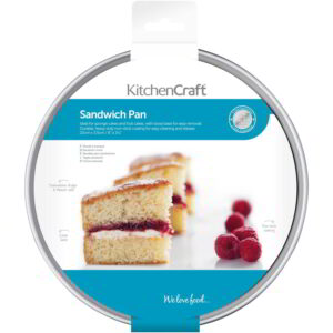 KitchenCraft Non-Stick Round Sandwich Pan with Loose Base 20cm (8")