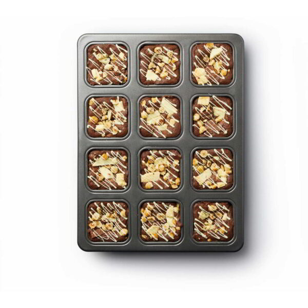 Koogivorm non-stick 34x26cm 'brownie' (auk 6x2.5cm) MasterClass