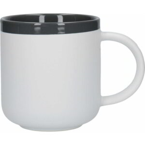 La Cafetière Barcelona Cool Grey Ceramic 450ml Latte Mug