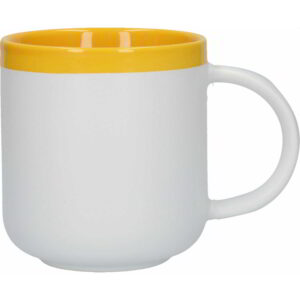 La Cafetière Barcelona Mustard Ceramic 450ml Latte Mug
