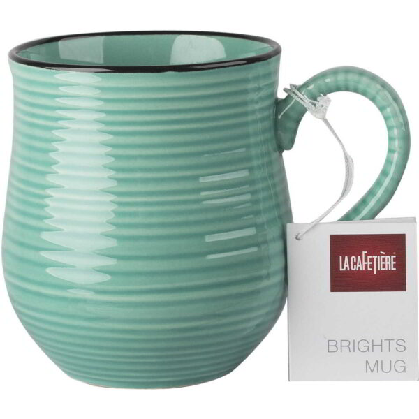 La Cafetiere Ceramic 400ml Brights Mug Aqua