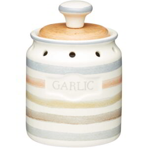 KitchenCraft Classic Collection Ceramic Garlic Keeper 14.5cm