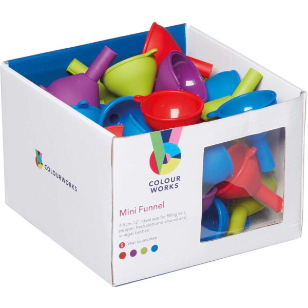 Colourworks Brights 4.5cm Silicone Mini Funnel