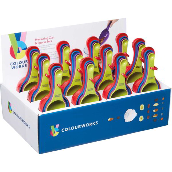 Mõõdulusikas plastik 4tk erinevad värvid 'brights' Colourworks