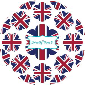 Sweetly Does It Paper Cake Cases - Union Flag 7cm Pack of Sixty