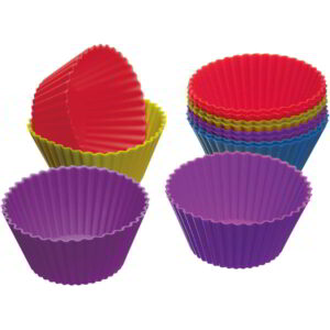 Colourworks Brights 7cm Silicone Fluted Cake Cases