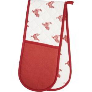 KitchenCraft French Hen Double Oven Glove 87x18cm