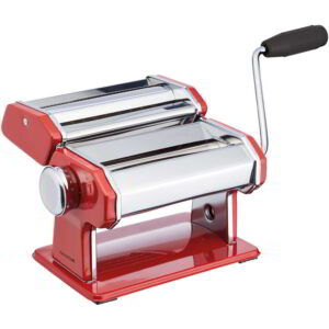 KitchenCraft World of Flavours Stainless Steel Red Pasta Machine