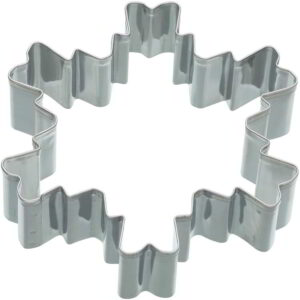 KitchenCraft Metal Cookie Cutter - Medium Snowflake 9cm