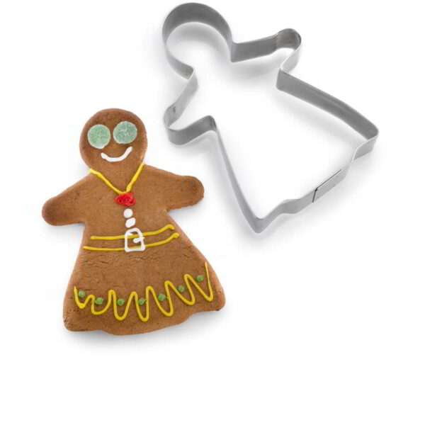Let's Make Stainless Steel Gingerbread Family Cookie Cutter Set